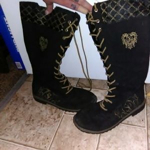 South Pole knee high boots